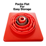 Traffic Safety Cone - Collapsible with Safety Light