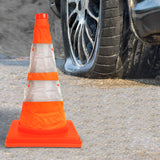Traffic Safety Cone - Collapsible with Safety Light