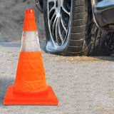 Traffic Safety Cone - Collapsible with Safety Light