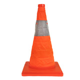 Traffic Safety Cone - Collapsible with Safety Light