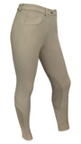 RideTex® Knee Patch Competition Breeches - Tan - RideTex Apparel - Equine Comfort Products