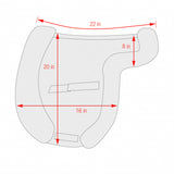 Close Contact Sheepskin Pad - Fully Lined