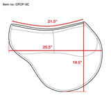 Contoured Correction Eventing Pad - Cotton Saddle Pads - Equine Comfort Products