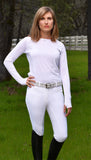 RideTex® Full Seat Competition Breeches - White - RideTex Apparel - Equine Comfort Products