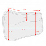 Western Quilted Correction Saddle Pad