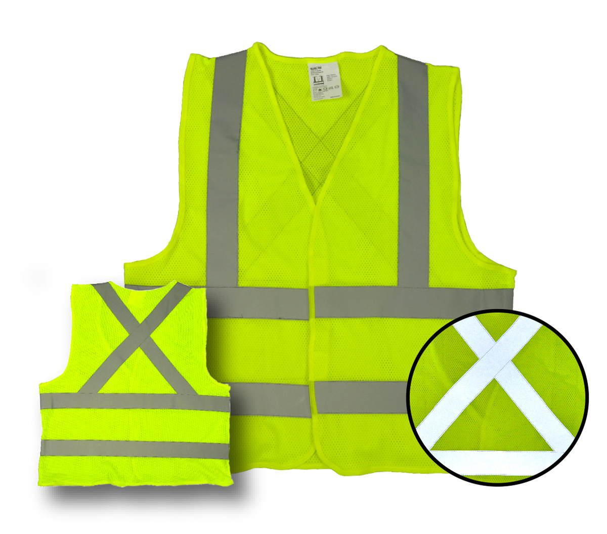 PURAHELP Reflective Car Vest, Set of 4, Valid throughout Europe according  to EN ISO 20471 – Reflective Safety Vest Car Safety Vest Yellow – High  Visibility Vest – Safety Vests for Adults : : Automotive