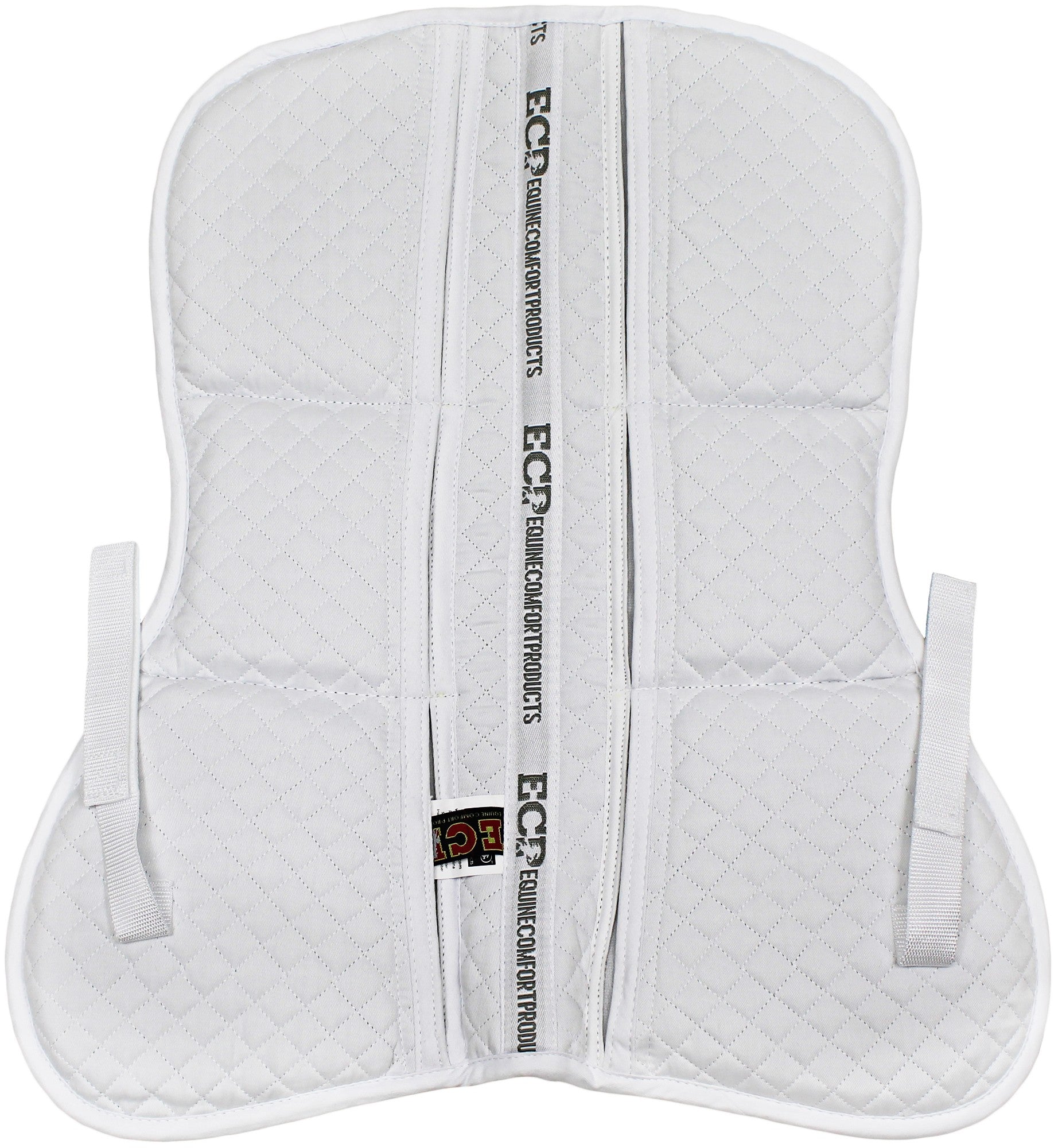 6-Pocket Quilted Correction Half Pad – Equine Comfort Products 6-Pocket Quilted Correction Half Pad – Equine Comfort Products