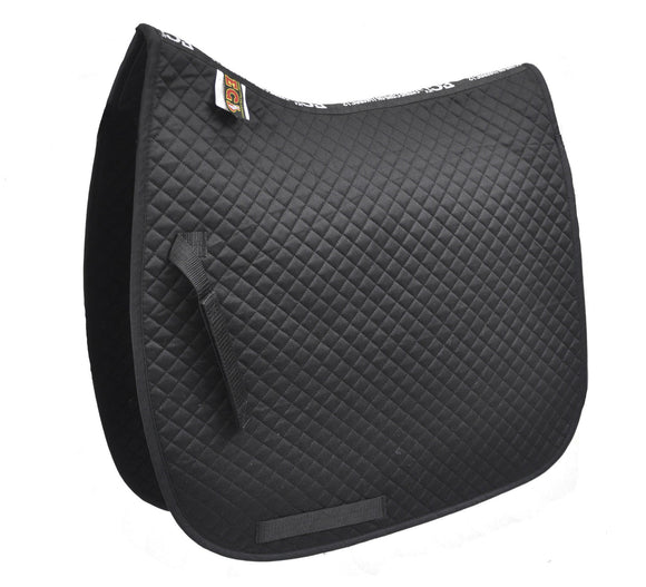 Quilted Dressage Pad - Black