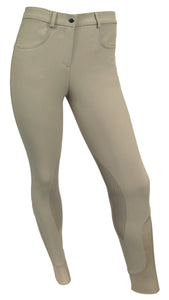 RideTex® Knee Patch Competition Breeches - Tan - RideTex Apparel - Equine Comfort Products