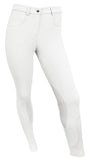 RideTex® Knee Patch Competition Breeches - White - RideTex Apparel - Equine Comfort Products