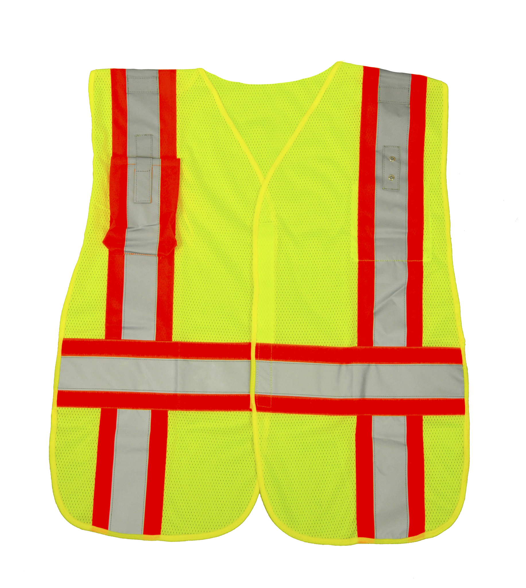 VIEWBRITE Reflective (Class 2) Security Vest Lime Green - 5 Point Breakaway  High Visibility Yellow Safety Vest 